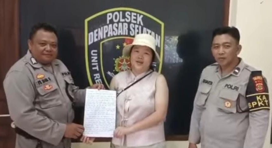 Tas WNA China Tertinggal di Ojek, Polsek Denpasar Selatan Lakukan&nbsp;Penelusuran