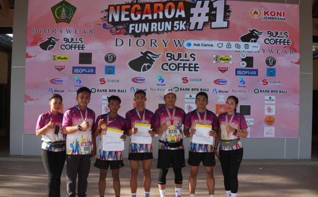 Negaroa Fun Run Warnai Akhir Pekan, Bupati dan Wabup Turun&nbsp;Langsung