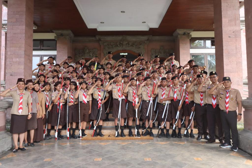 48 Pramuka Penggalang Jembrana Dilepas Menuju Jambore Daerah Bali&nbsp;2025