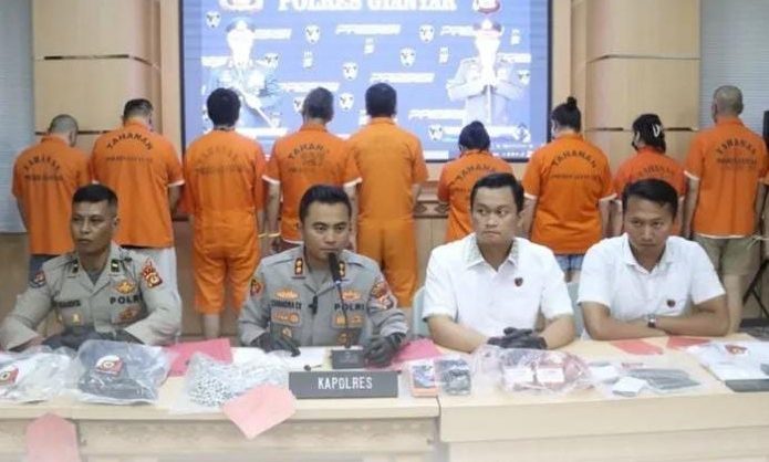 Sindikat Copet Internasional di Ubud Terungkap, 10 Tersangka&nbsp;Diamankan