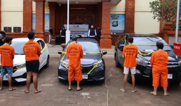 Sindikat Penggelapan Mobil Lintas Provinsi Terbongkar, Lima Orang&nbsp;Ditangkap